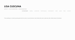Desktop Screenshot of lisacuscuna.net