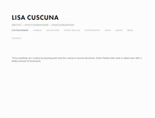 Tablet Screenshot of lisacuscuna.net